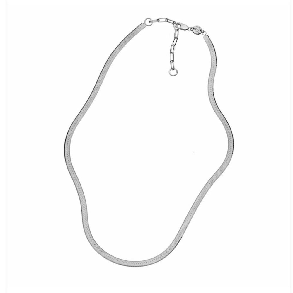 NWT Silver Jennifer Zuener Necklace Including Dust Bag
